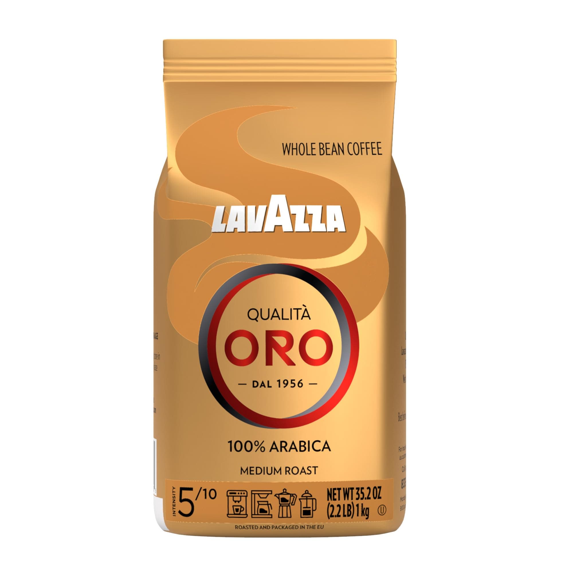Lavazza Qualita Oro Italian Coffee Whole Beans 2.2 Pound by Lavazza