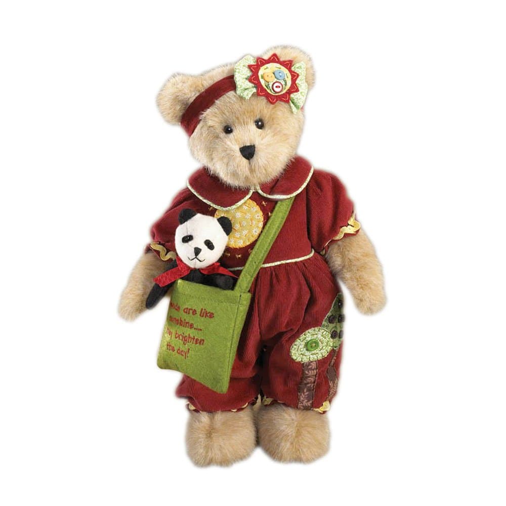 Enesco Boyd's Bears Collectible Meagan Goodfriend with Checkers Plush Bear with Friend