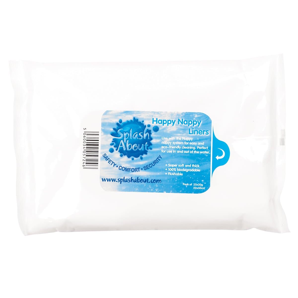 Splash About Happy Nappy Diaper Liners (Pack of 25)