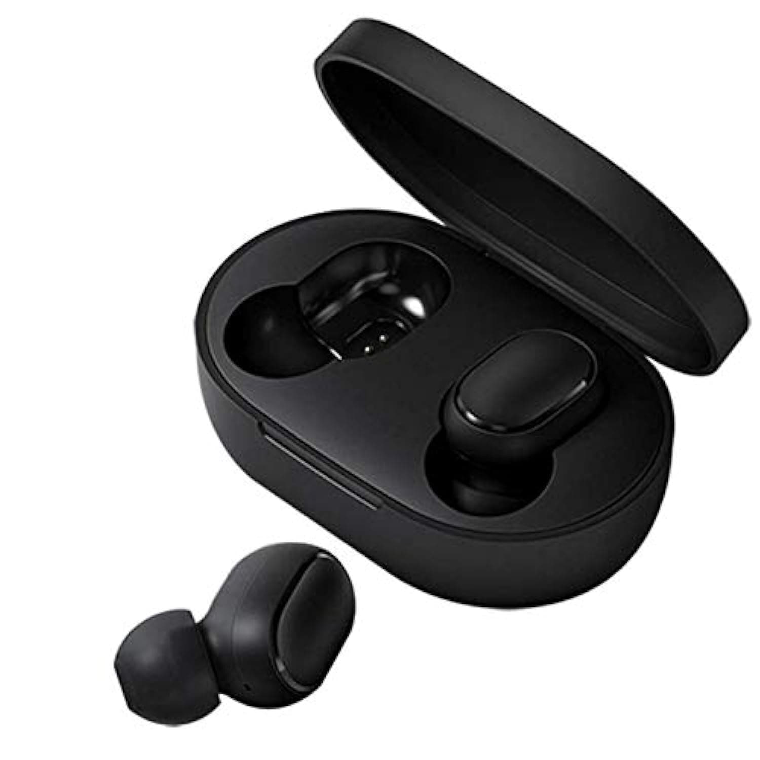 Xiaomi Redmi Airdots Bluetooth 5.0 Wireless Headphones Binaural (Stereo) Sound Hi-Fi Magnetic Charging Case 15H Microphone IPX5 Autonomy - CE Certificate (2 Year Warranty) Black