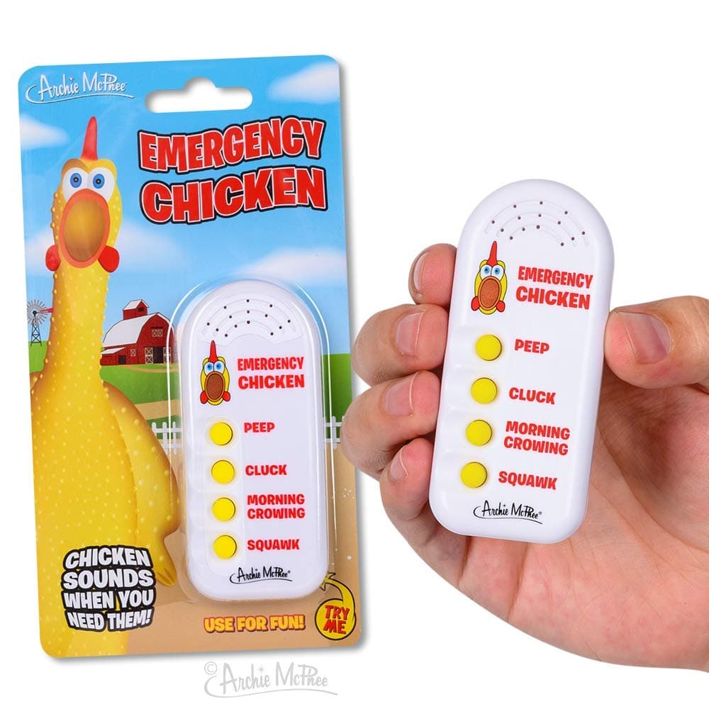Archie McPhee Emergency Chicken Electronic Sound Maker