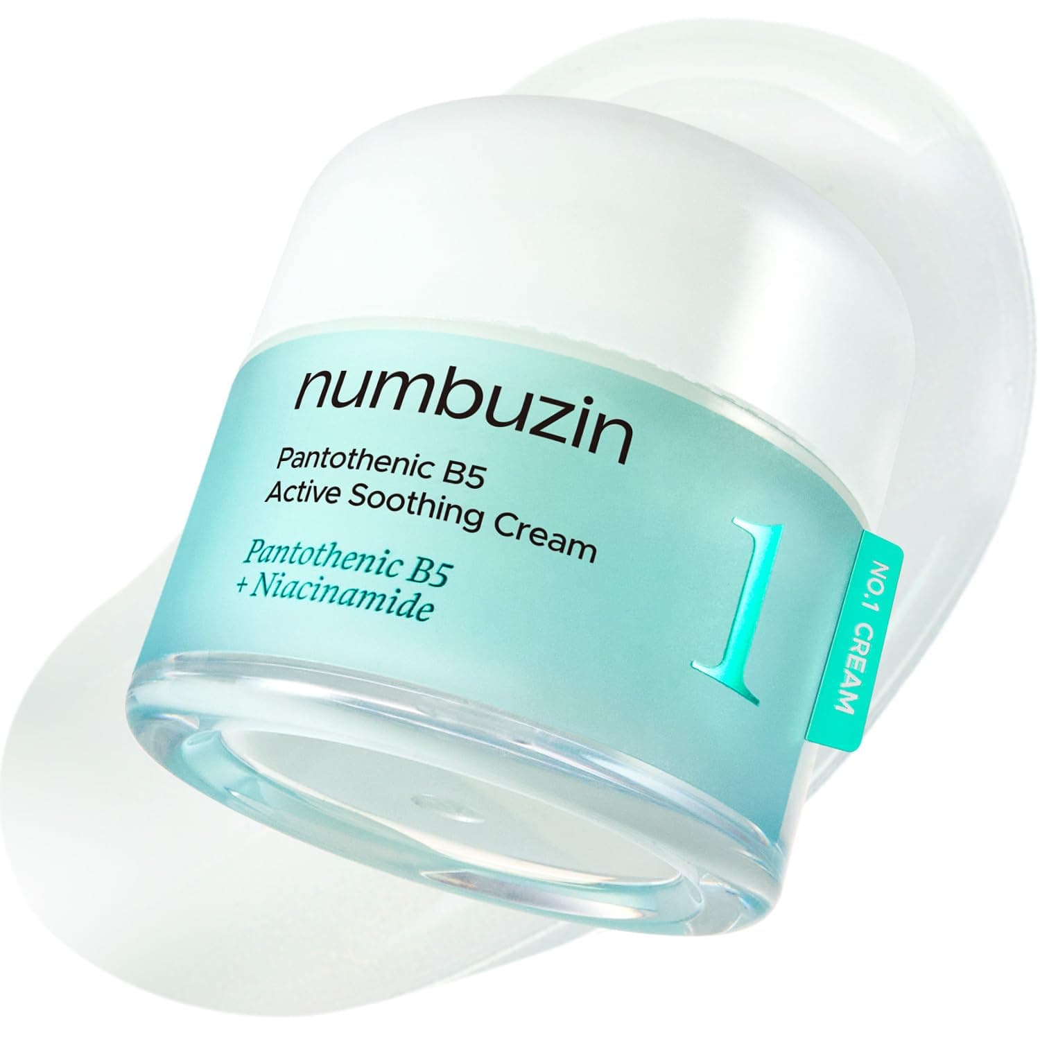 numbuzin No.1 Cream | Pantothenic B5 Active Soothing Cream | Lightweight Hydrating Moisturizer, Pantothenic Acid, Niacinamide, Panthenol | Excess Oil Control, Soothes Acne | Non-Comedogenic | 80ml