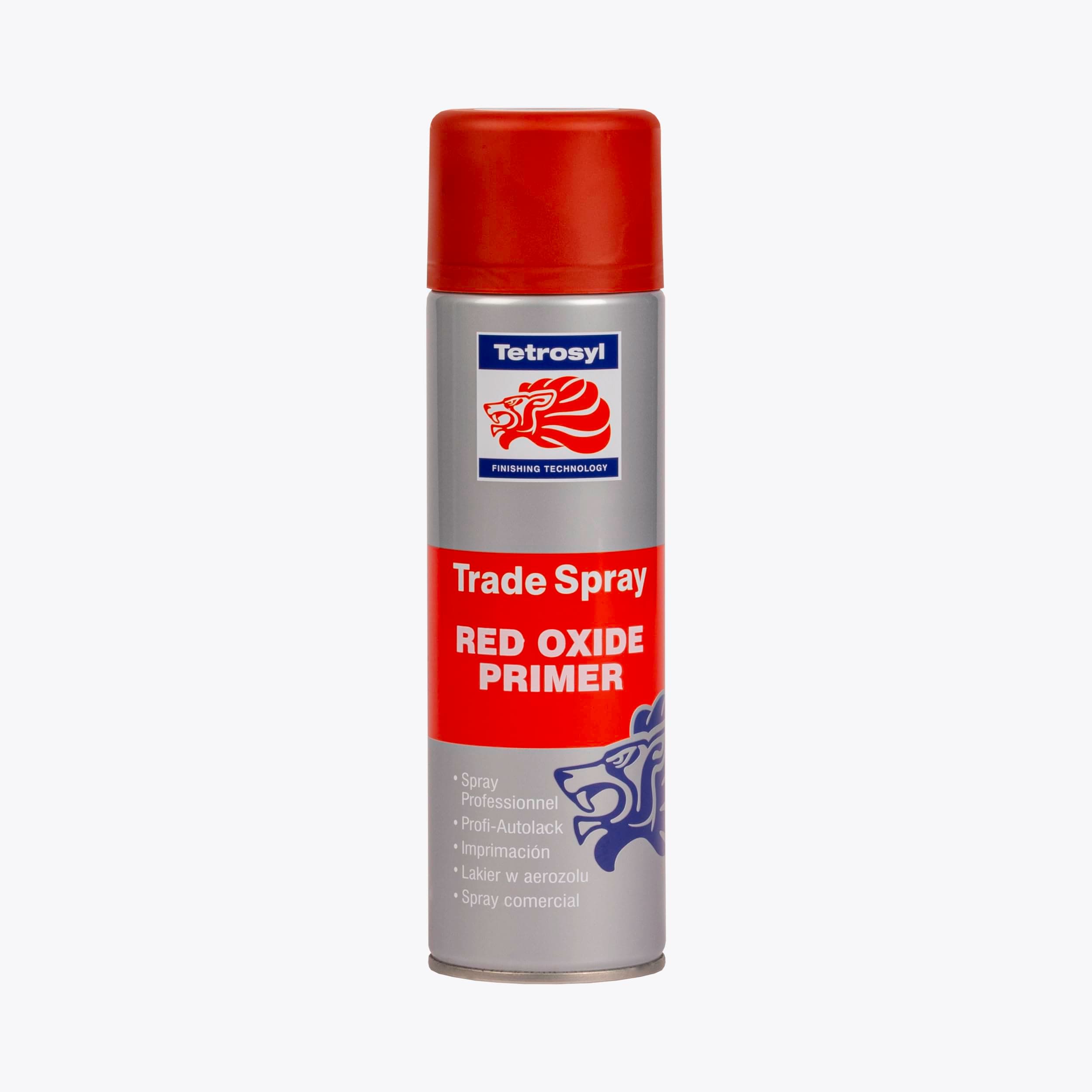 Tetrosyl Trade Spray Paint Primer, Red Oxide, 500 ml