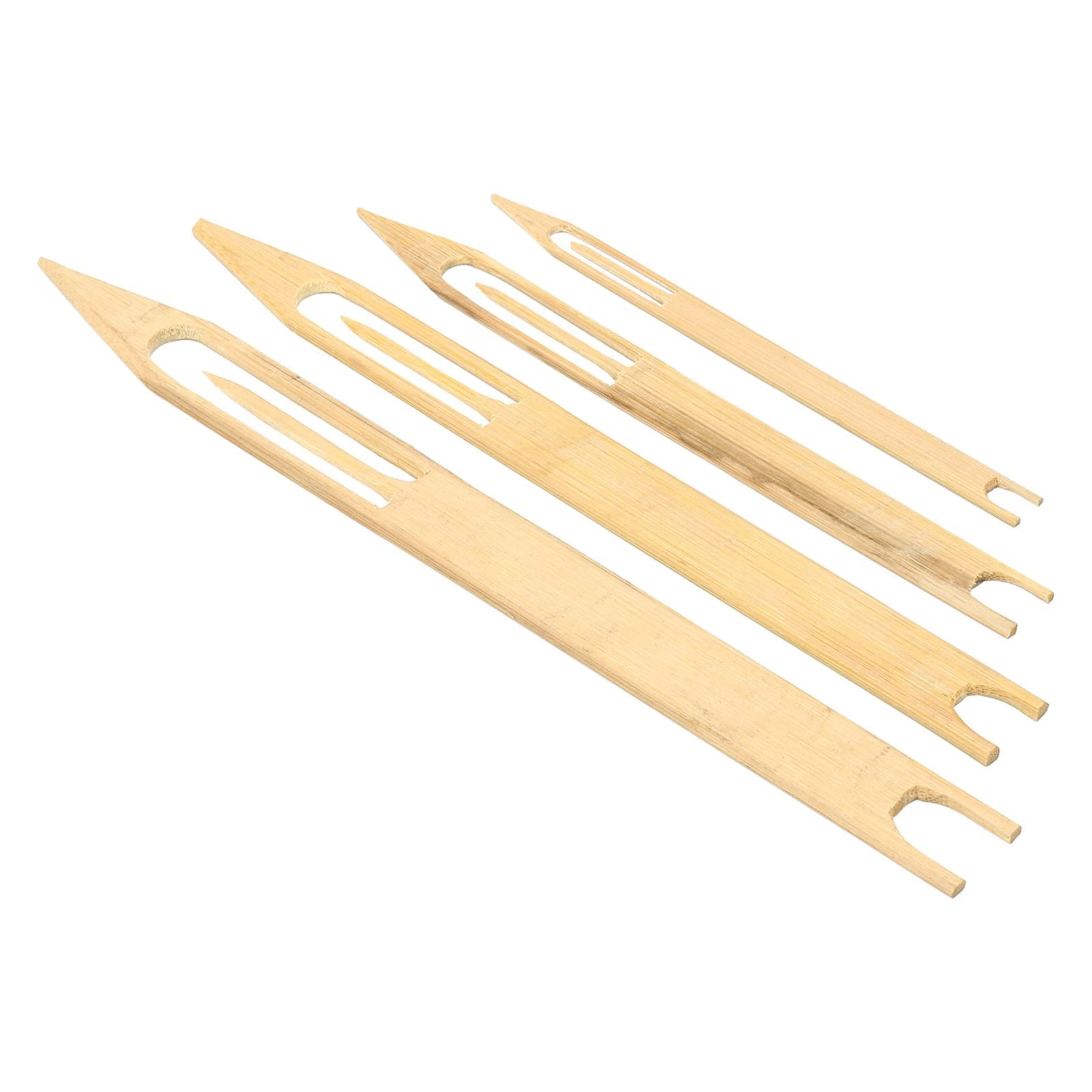 PATIKIL Netting Needle Shuttles Kit, Size 1# 4# 6# 8# Bamboo Fishing Net Repair Line Mending Tool