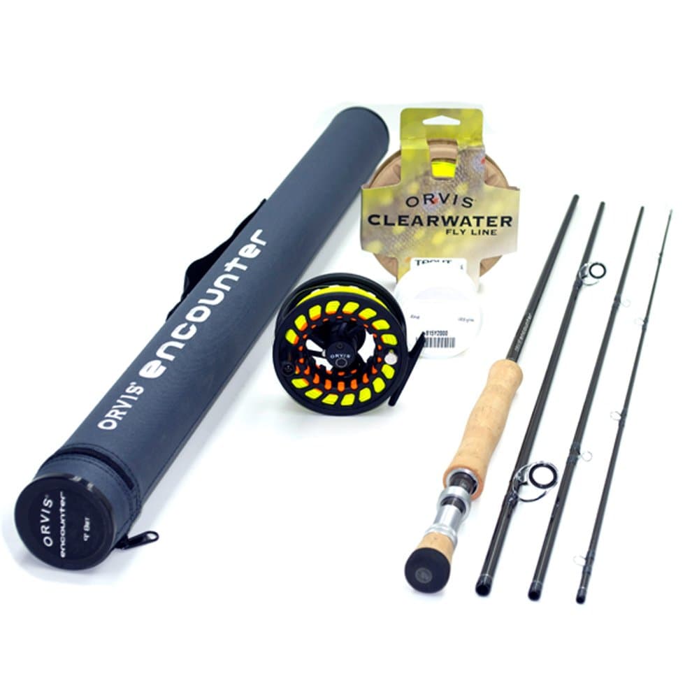 Orvis Encounter 6-Weight 9'0" Fly Rod Outfit (6wt, 9'0", 4pc)