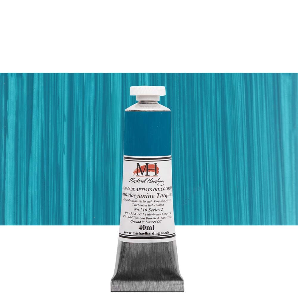 Michael Harding Oil colours: 40 ml Phthalo Turquoise