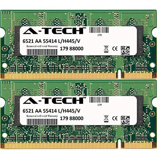 A-Tech 1GB STICK For Gateway ML Series ML3106 ML3109 ML3109 1014550R ML3706 ML3706 1014201R ML6018j ML6226b ML6226b 1014457R ML6228 1014548R ML6230 101. SO-DIMM DDR2 NON-ECC PC2-4200 533MHz RAM Memory