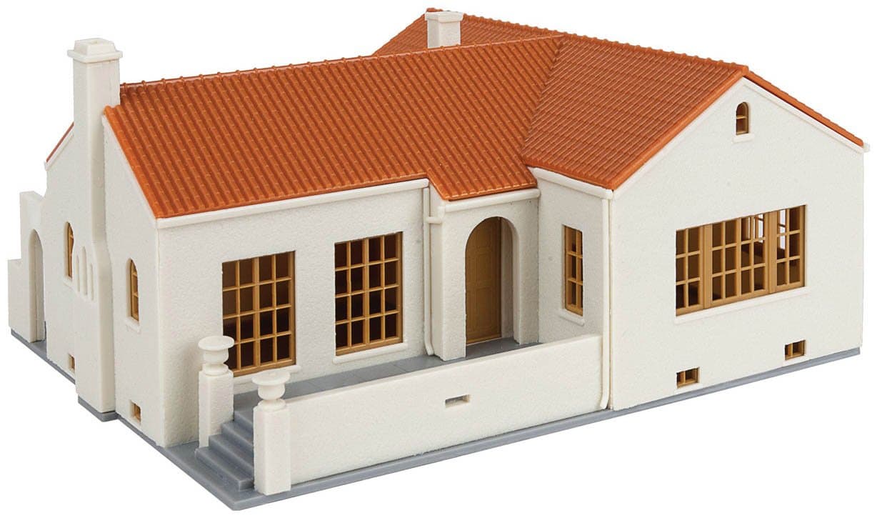 Cornerstone Walthers, Inc. Style Bungalow House Kit, 4-15/16 X 5-9/16 X 2-13/16" 12.5 X 14.1 X 7.1cm