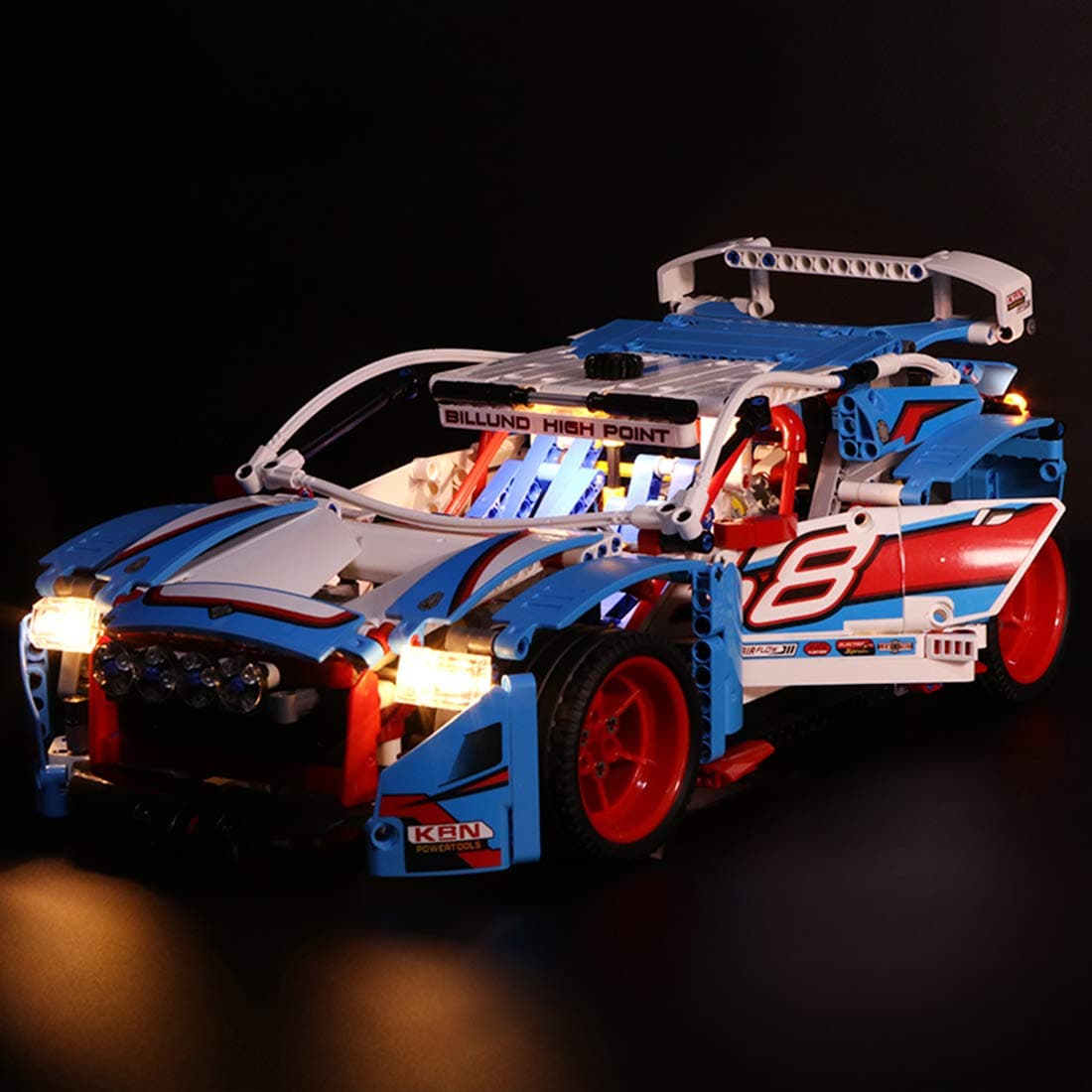 POXL Light Set for Lego Rally Car - LED Light Kit Lighting Kit for Lego 42077 - ONLY Light Set