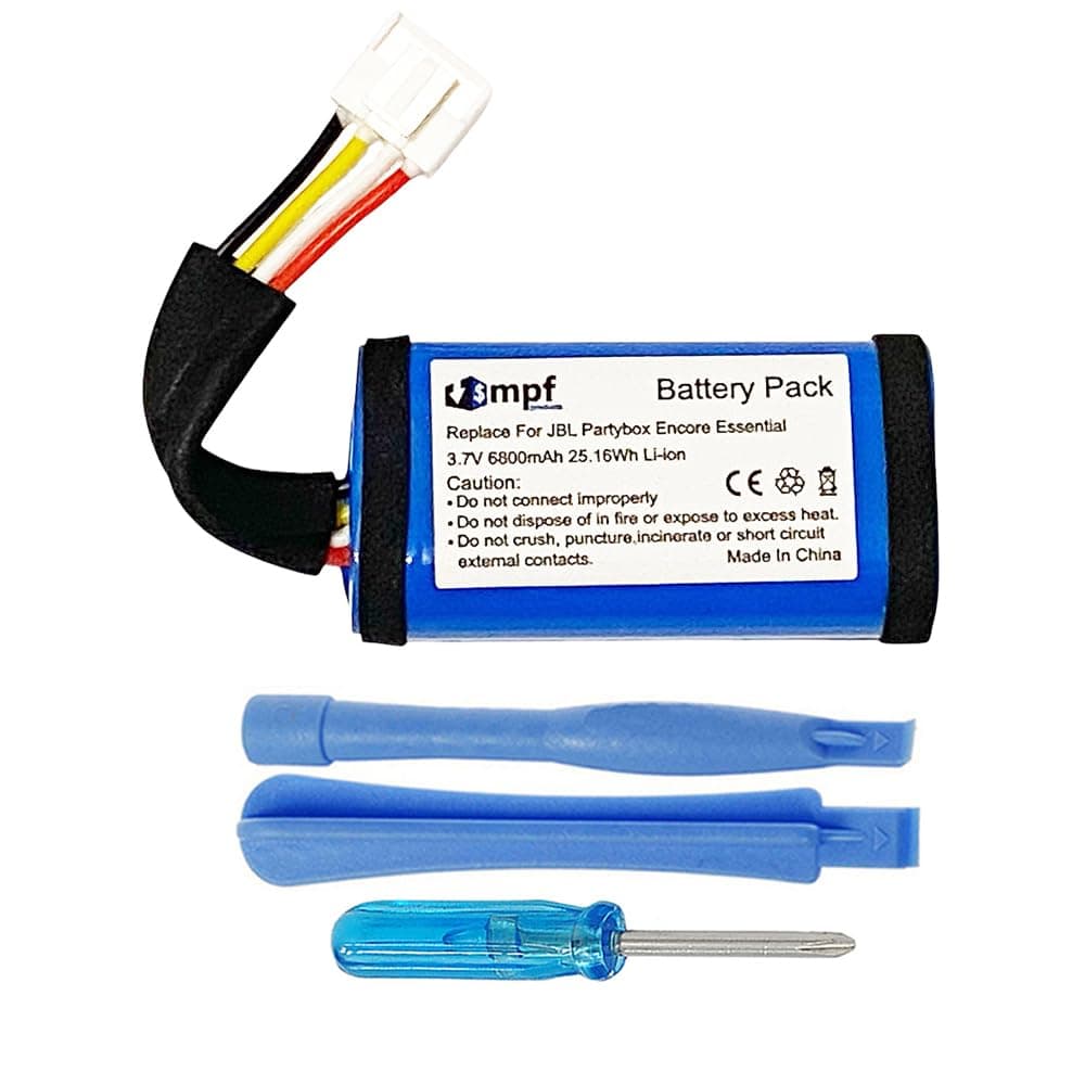 6800mAh High-Capacity Extended GSP-1S2P-F5A Battery Replacement Compatible with JBL PartyBox Encore Essential Portable Wireless Bluetooth Party Speaker