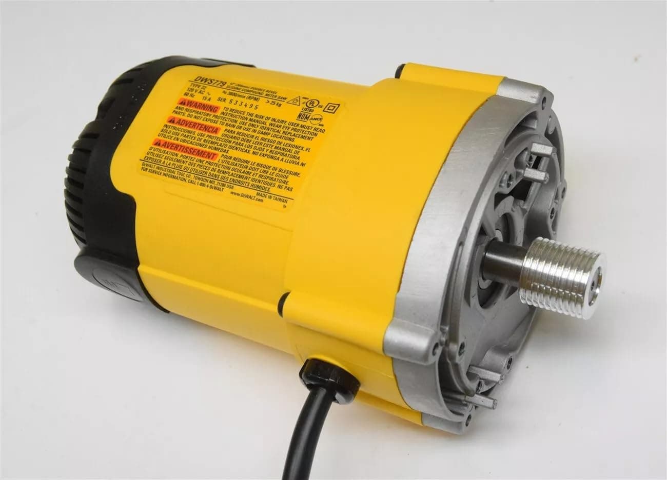 DWS779, DWS780, DW716, DW718, DW706 Compound Miter Saw MOTOR,Replacement for Dewalt OEM, Black