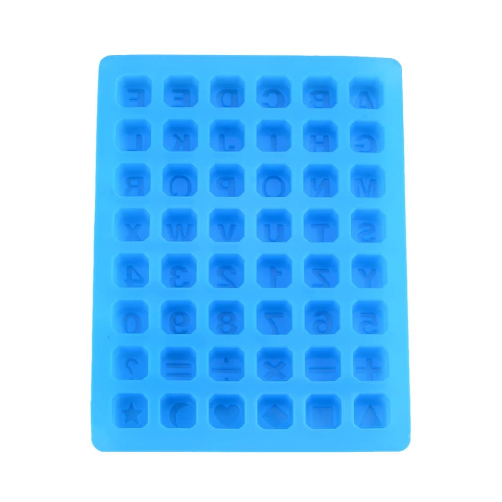 10YEAR Silicone Letters Number Dessert Mold Model Cake Chocolate Mould Kitchen Tool - Blue