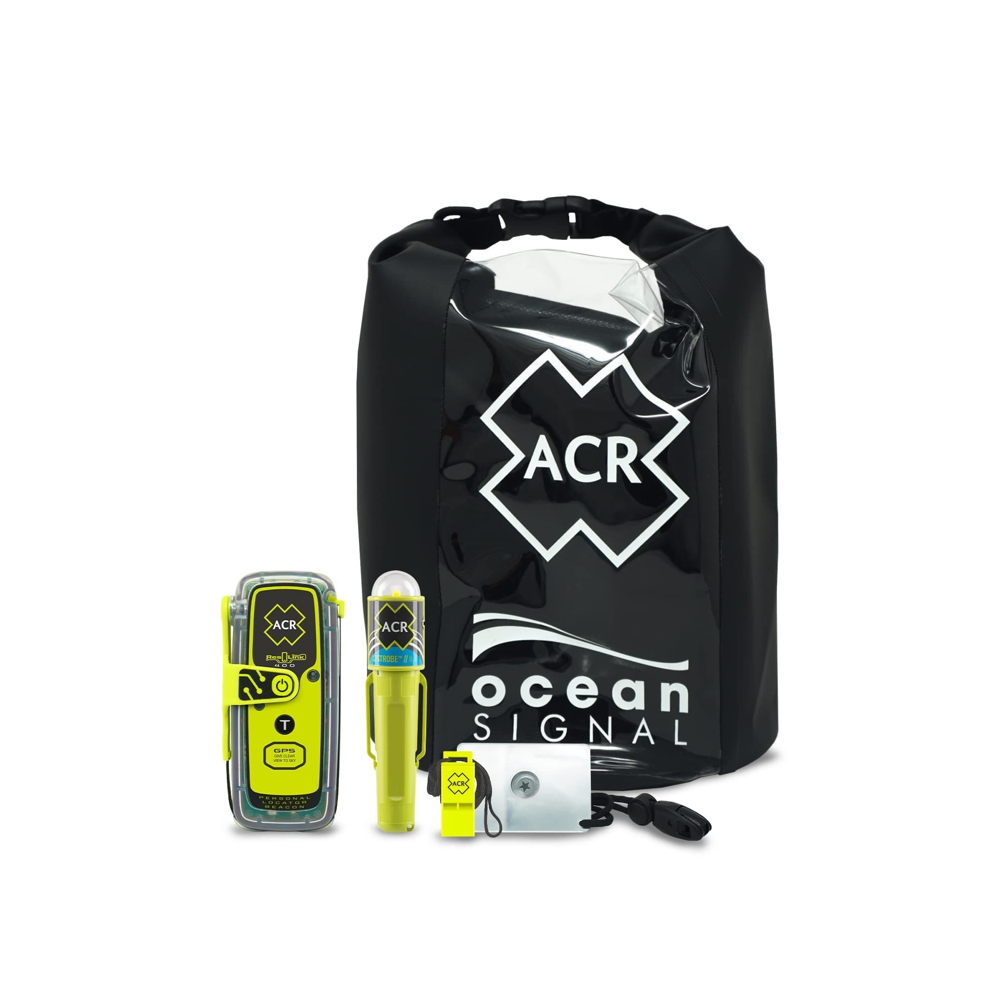 ACR ResQLink 400 GPS Personal Locator Beacon Survival Kit: Compact, Reliable, and Designed for Quick Rescue, ensuring Your Safety in Emergencies with GPS Precision.