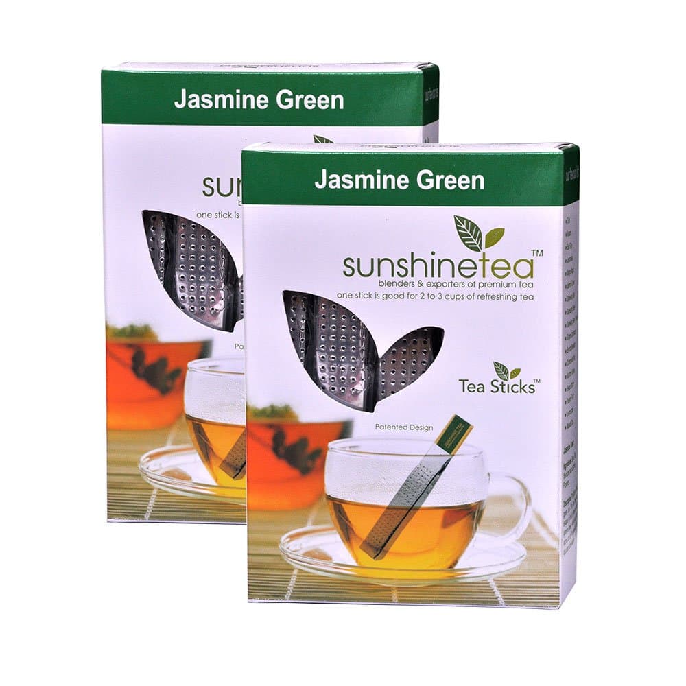Sunshine Jasmine Green Tea - 10 Tea Sticks (Set of 2)