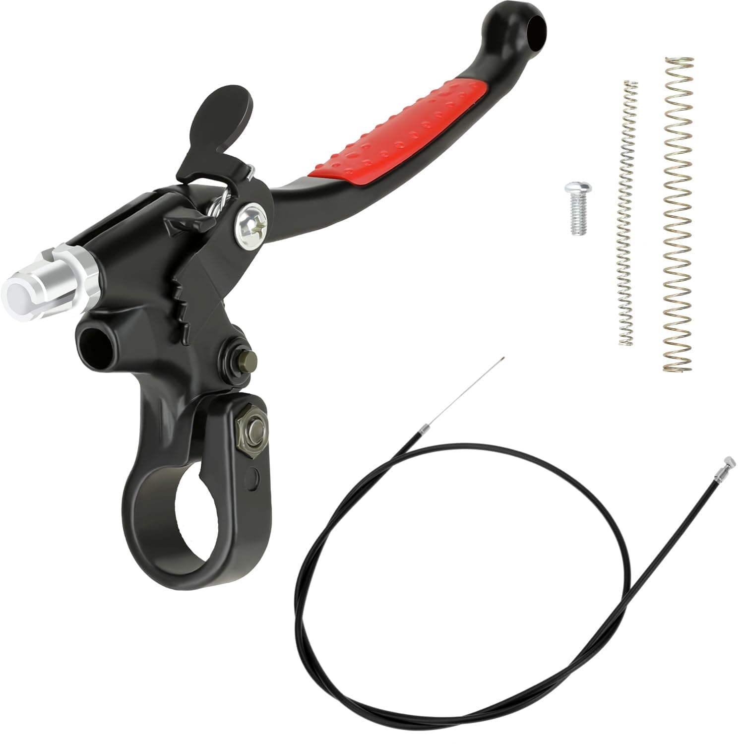 Motorized Bike Clutch Lever Handle Cable Spring Kit for 49cc 50cc 66cc 80cc 100cc 2 Stroke Engine Gas Motorized Bike Motorcycle Bicycle Parts