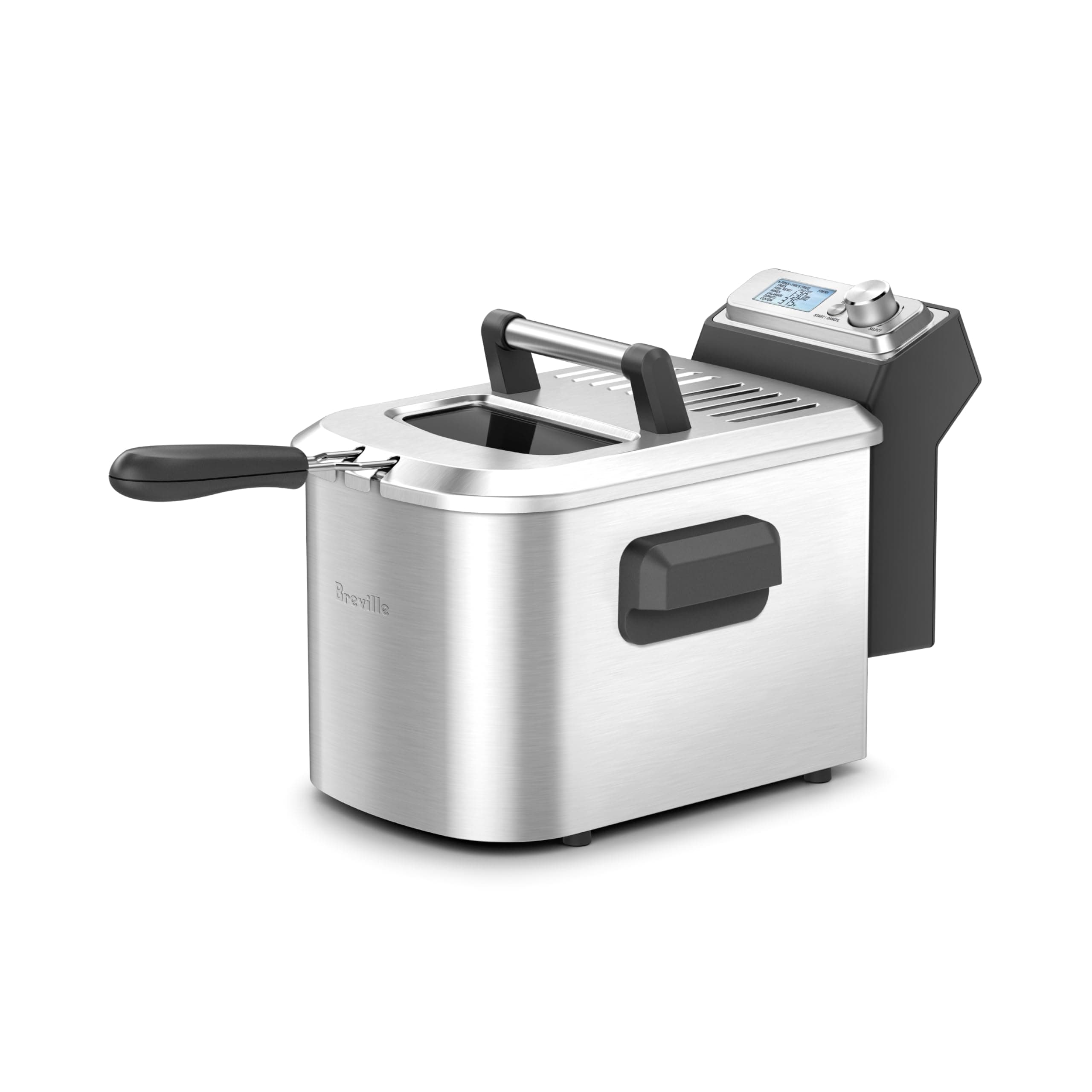 Breville Smart Fryer, 4 Quart, Brushed Stainless Steel