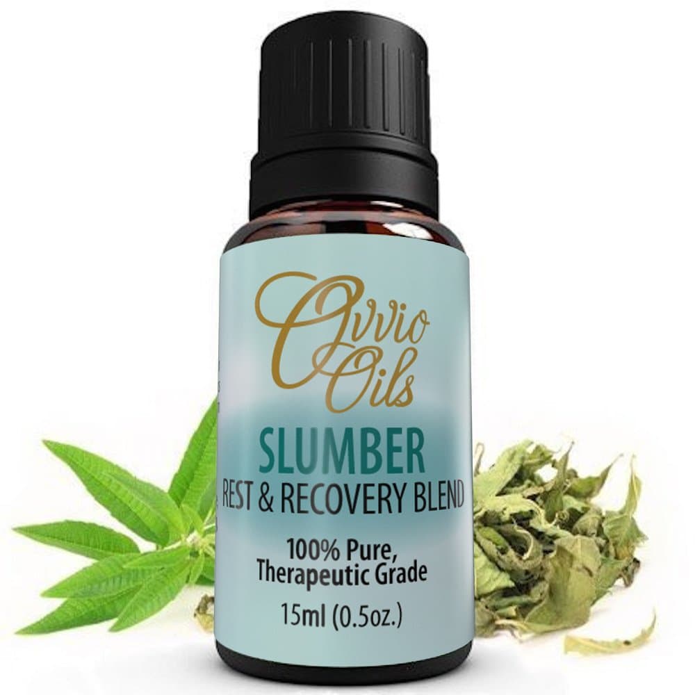 Slumber Rest and Recovery Blend By Ovvio Oils | Essential Oils for Natural Sleep Holistic Aromatherapy | Premium Therapeutic Grade 100% Pure Undiluted Essential Oil | Large 15ml