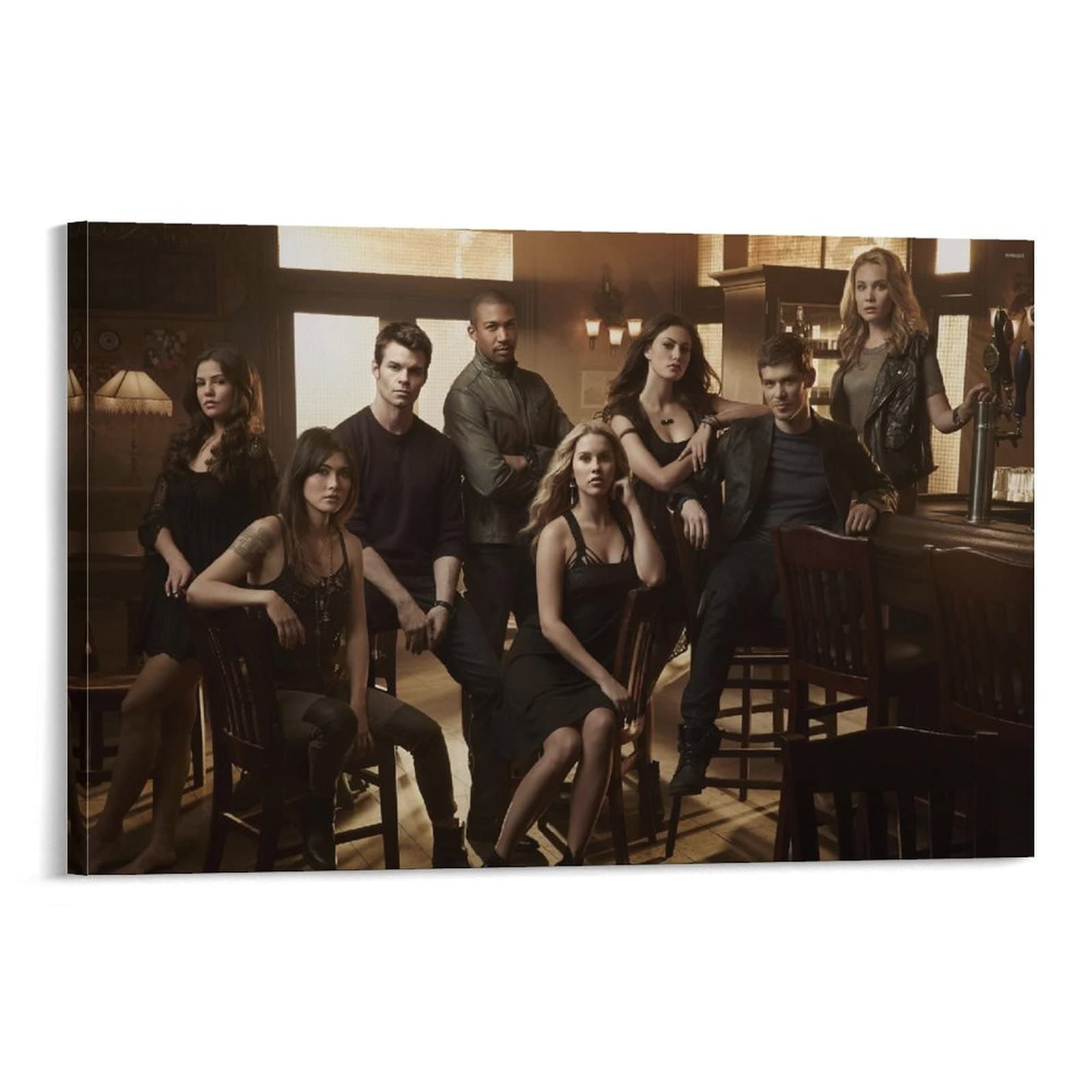 GOUEH The Originals TV Klaus Mikaelson Poster Canvas Poster Wall Art Bedroom Decor Office Room Kitchen Decor Gift Frame:20x30inch(50x75cm)