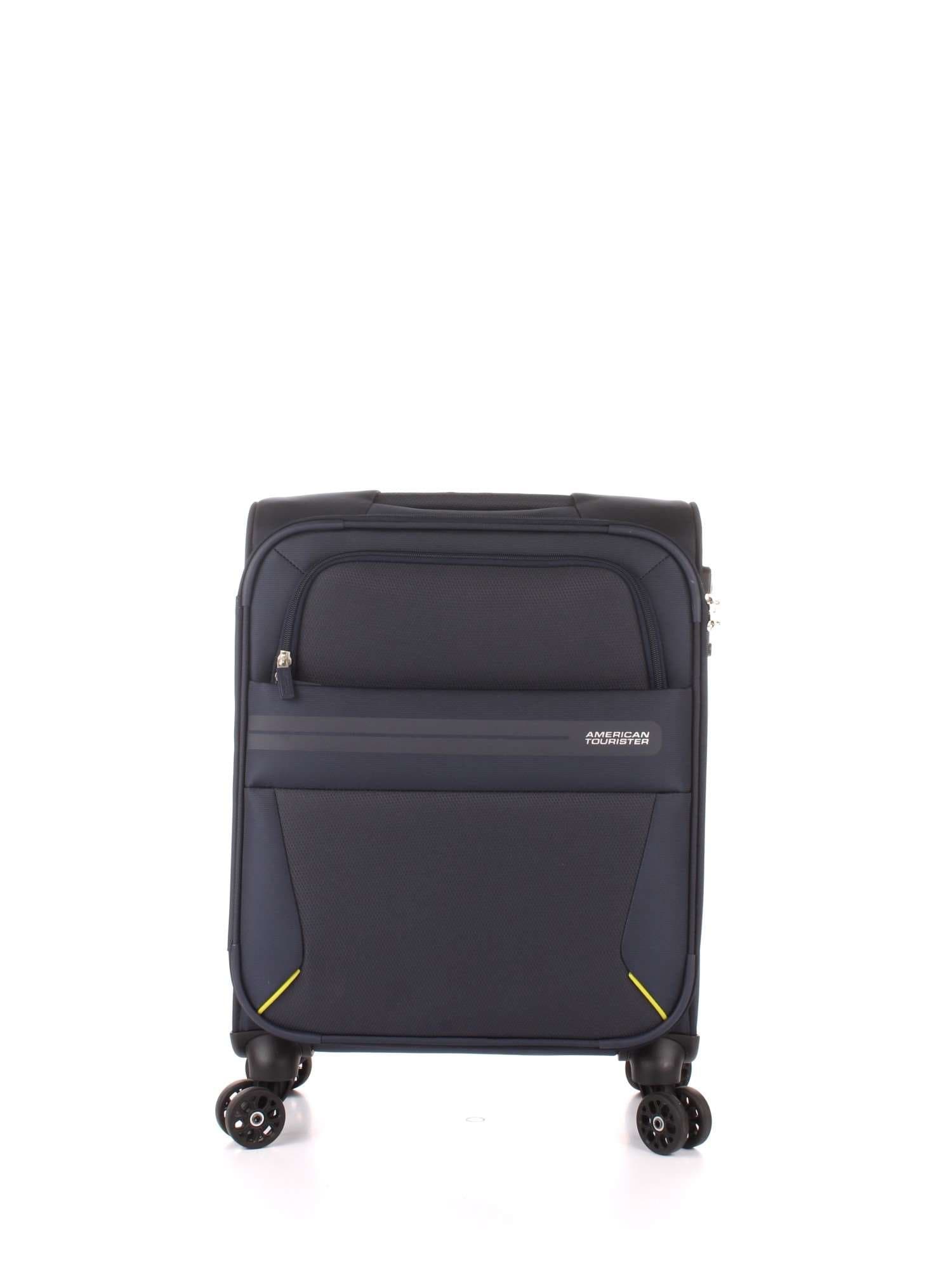 American Tourister Summer Voyager Spinner Hand Luggage, 55 cm, 36 Liters, Midnight Blue