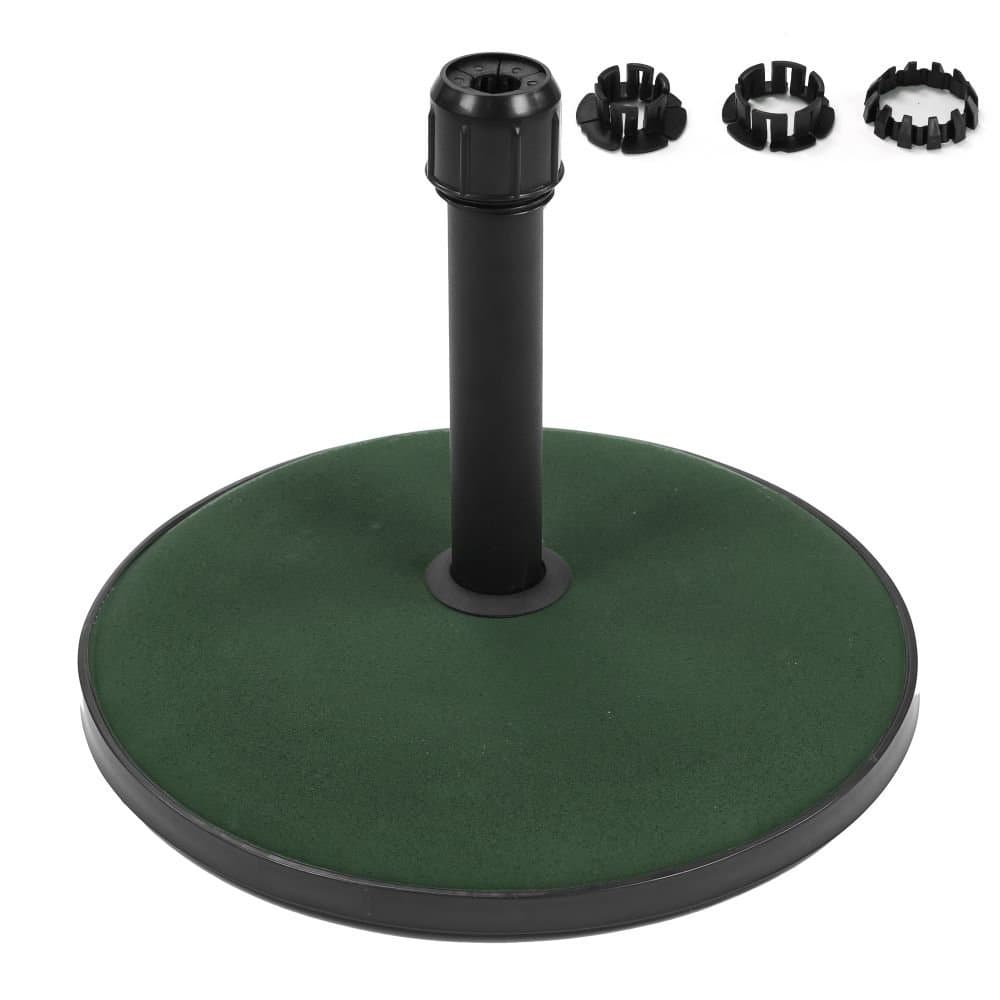 Ldk Garden Patio Home Fillable Parasol Base, 45 x 45 x 27 cm dark green