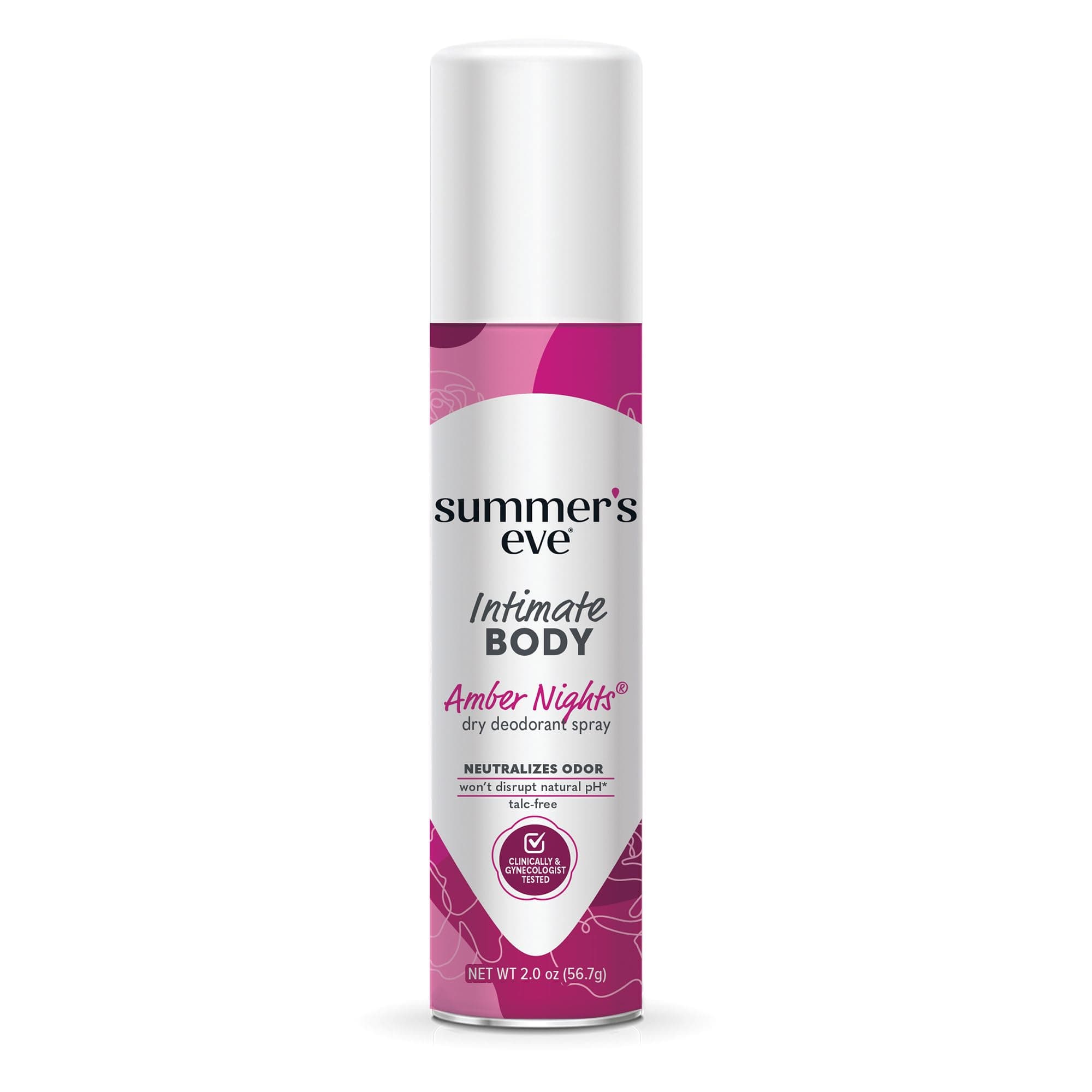 Summer's Eve Amber Nights Daily Feminine Spray with Talc-Free, Odor-Neutralizing and Moisture-Absorbing Formula, 2 Oz