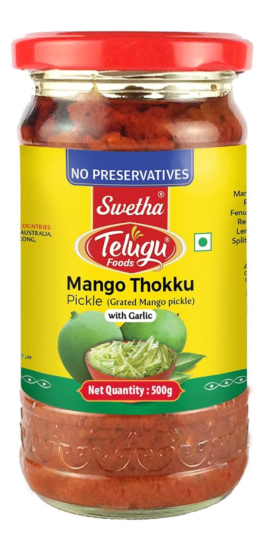 Swetha Telugu Foods Mango thokku Pickle 500g