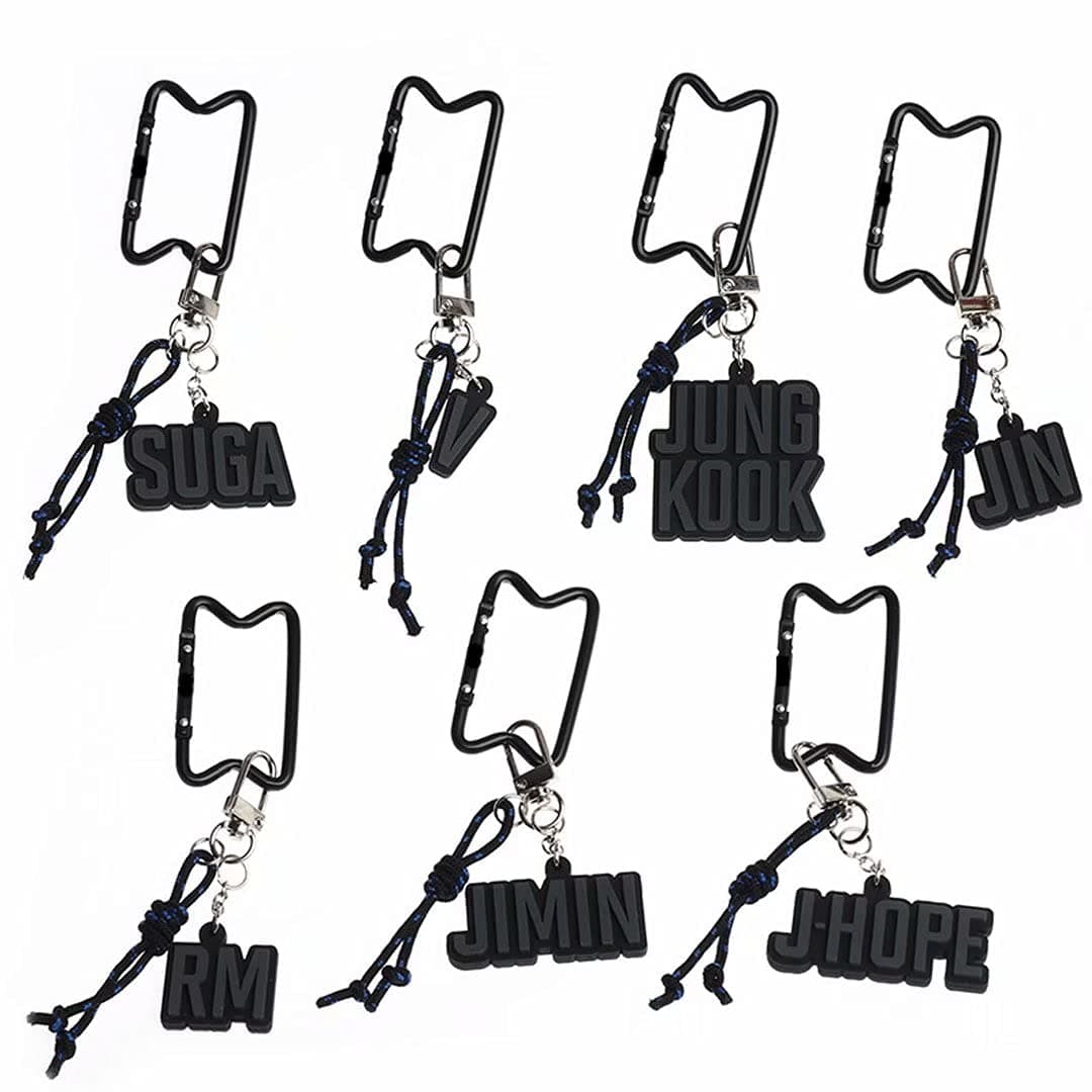 7pcs Kpop Key Chain Suga Jimin V JUNG KOOK Bag Pendant Decor