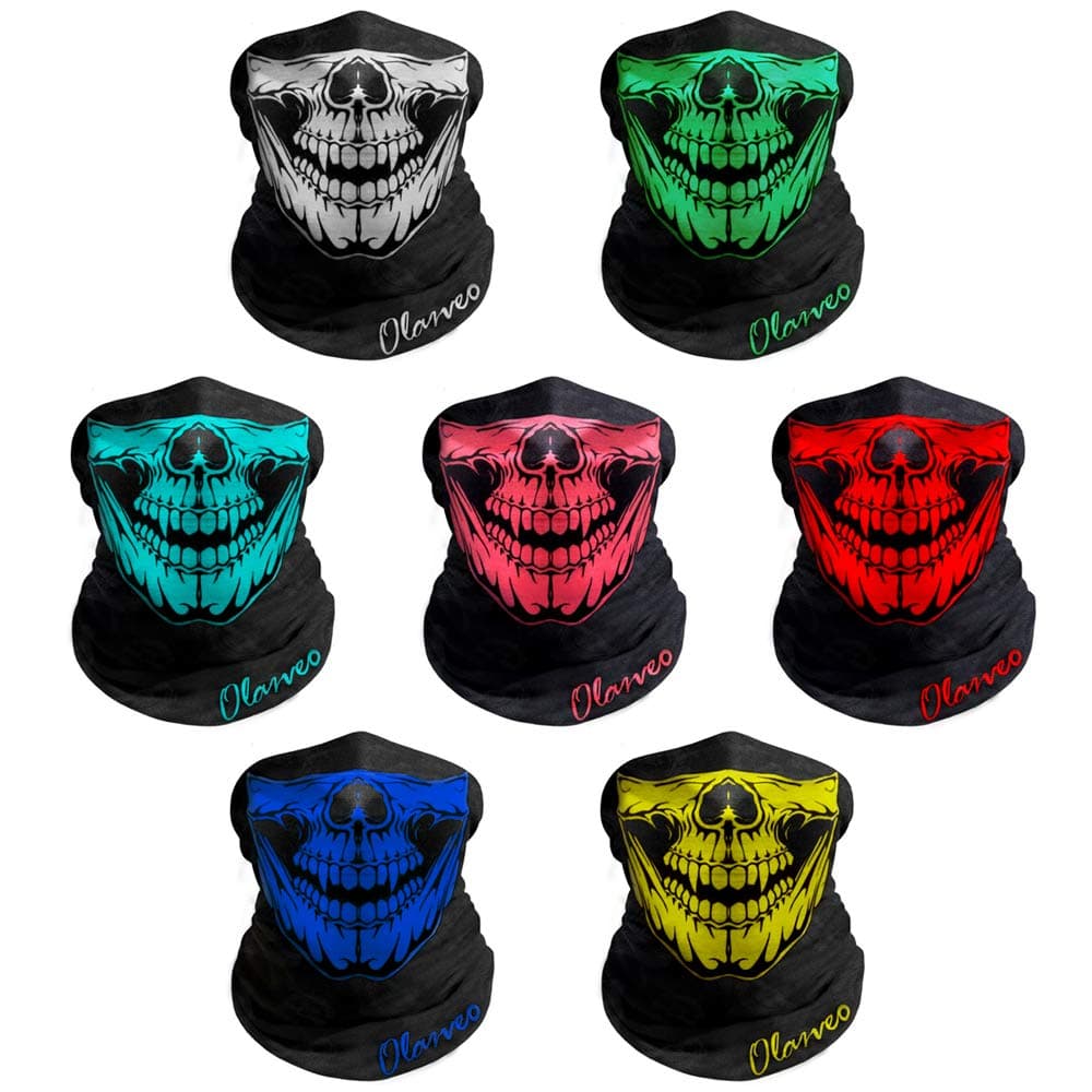 Breathable Seamless Tube Skull Face Mask half Windproof Motorcycle Bicycle Face Mask