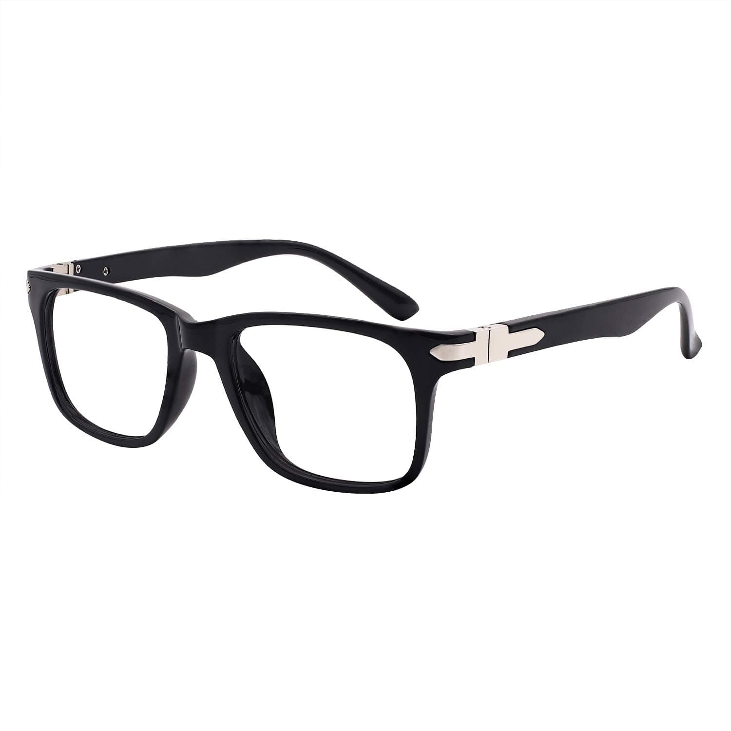 OCCI CHIARI Fashion Men Glasses No Magnifiction Stylish Glasses Black Rectangle Design Rectangle