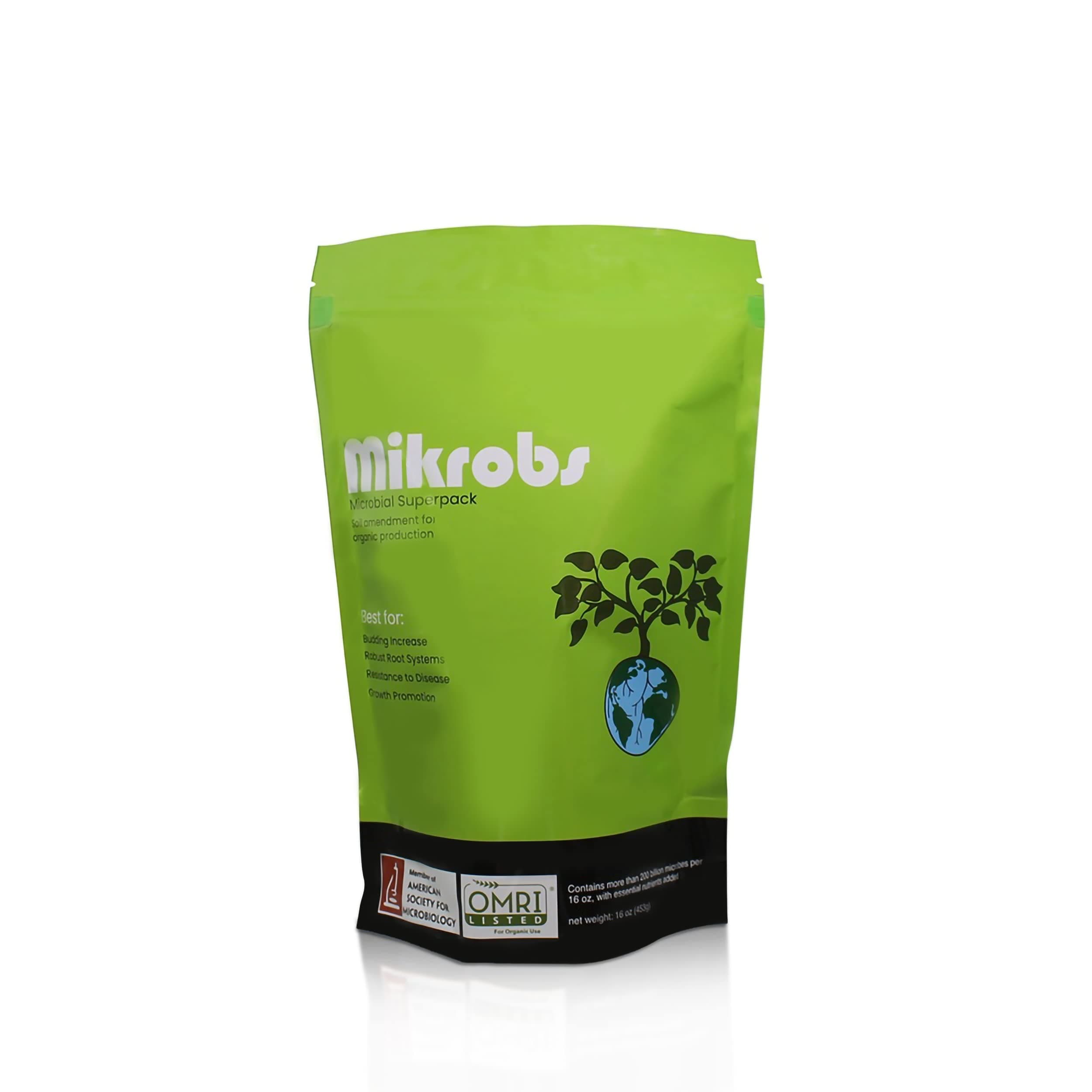 Mikrobs - Microbial Superpack for Living Soil. Revitalize Plants (1 lb.)