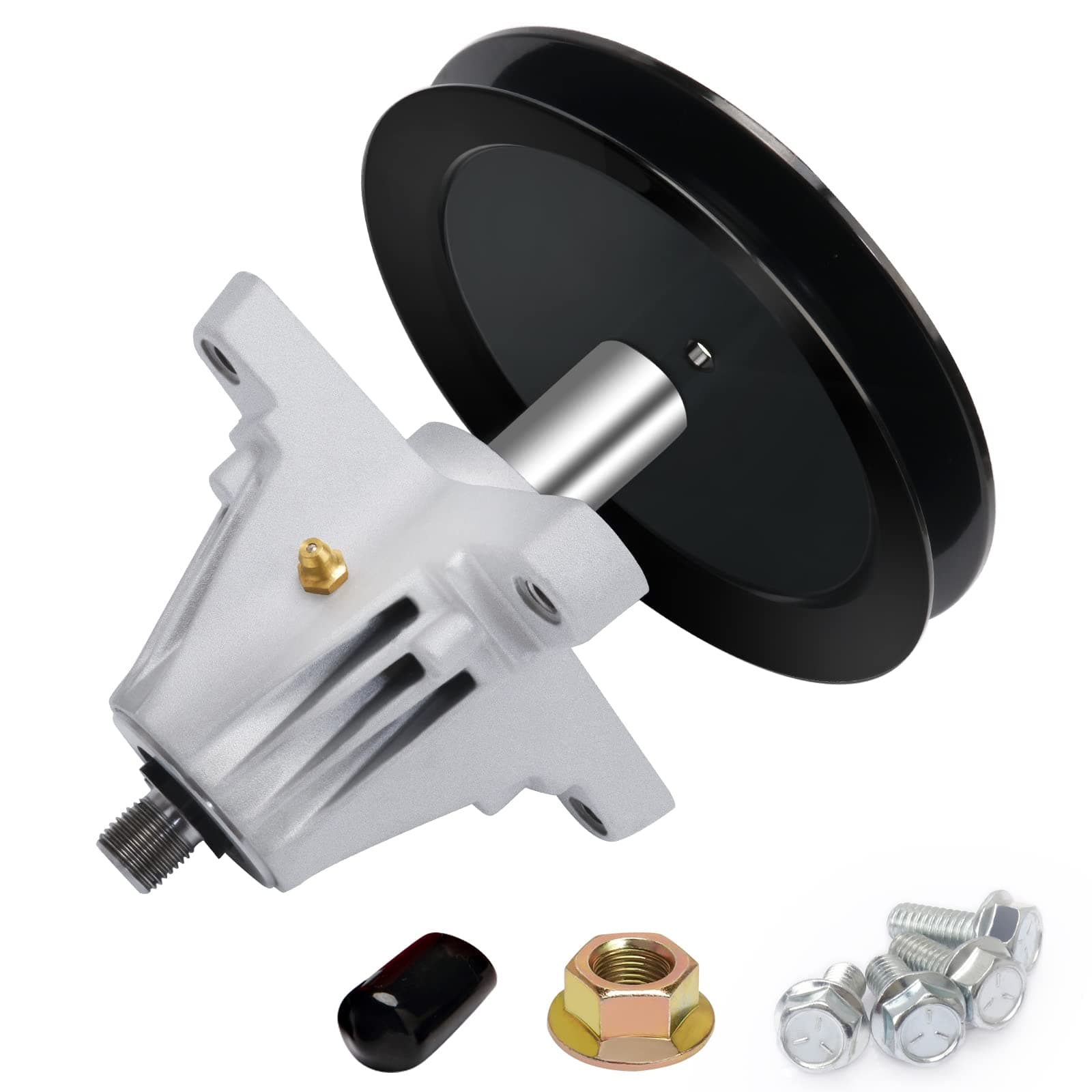 KOOTANS46" Deck Spindle 918-04636 918-04636A 918-04865 918-04865A 618-04636 618-04636A 618-04865 618-04865A Spindle Assembly for Cub Cadet MTD Troy Bilt Craftsman LTX1045 LTX1046 LT2200 LT2500 Z530