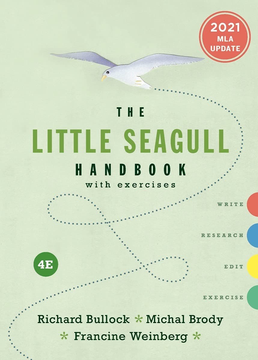 The Little Seagull Handbook With Exercises: 2021 Mla Update