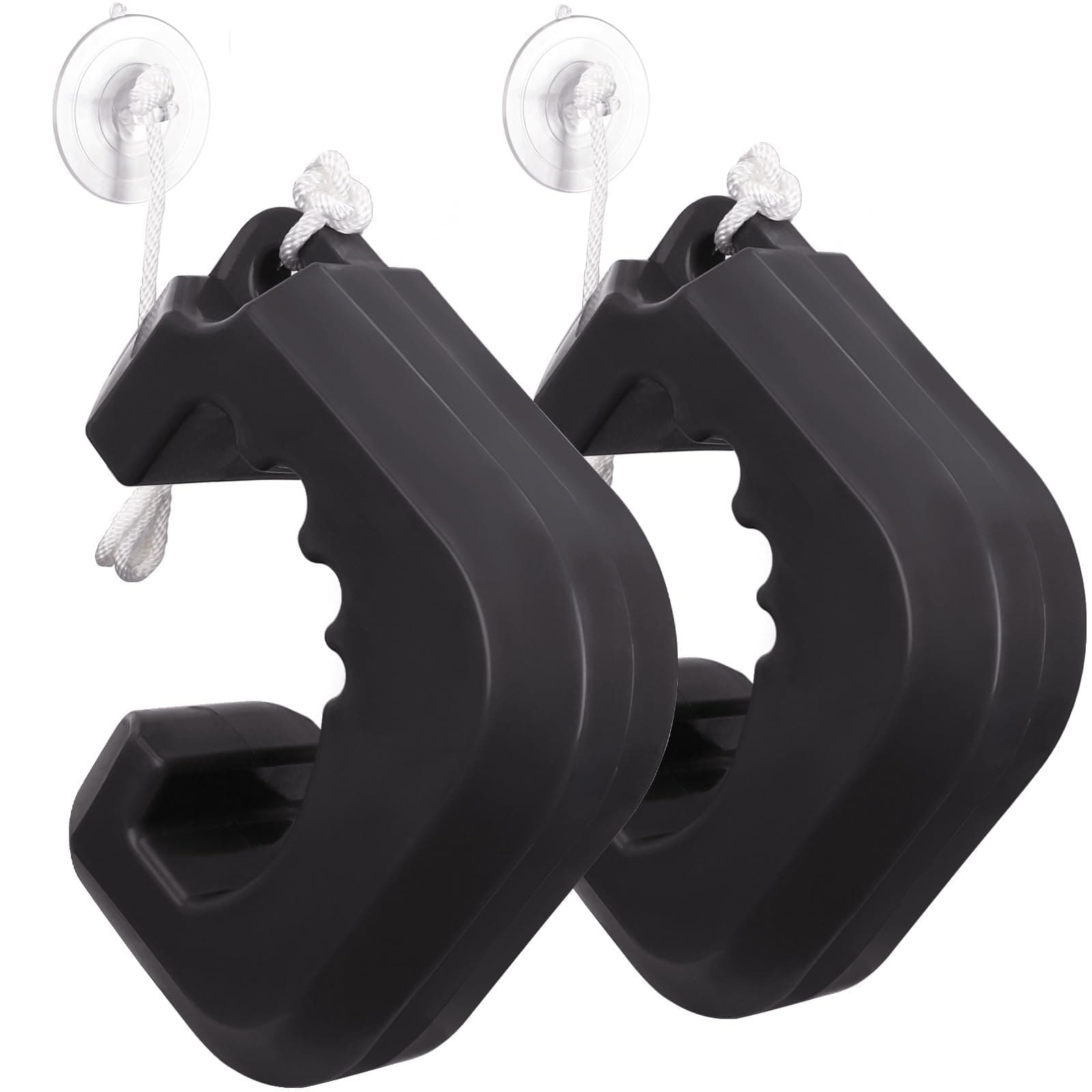 Jet Ski Bumpers, Universal PWC Fenders Fit Yamaha Jet Skis, Waverunner Bumpers with Quick Attachment for Jet Ski Fender, 2 Pack, Black