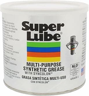 41160 Synthetic Grease (NLGI 2), 14.1 oz Canister, Translucent White by Super Lube
