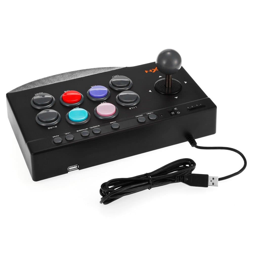SUNCHI 5 in 1 Arcade Fight Stick Joystick Gamepads Game Controller for PS3 / PS4 / Xbox One / PC / Android Device Fighting Games