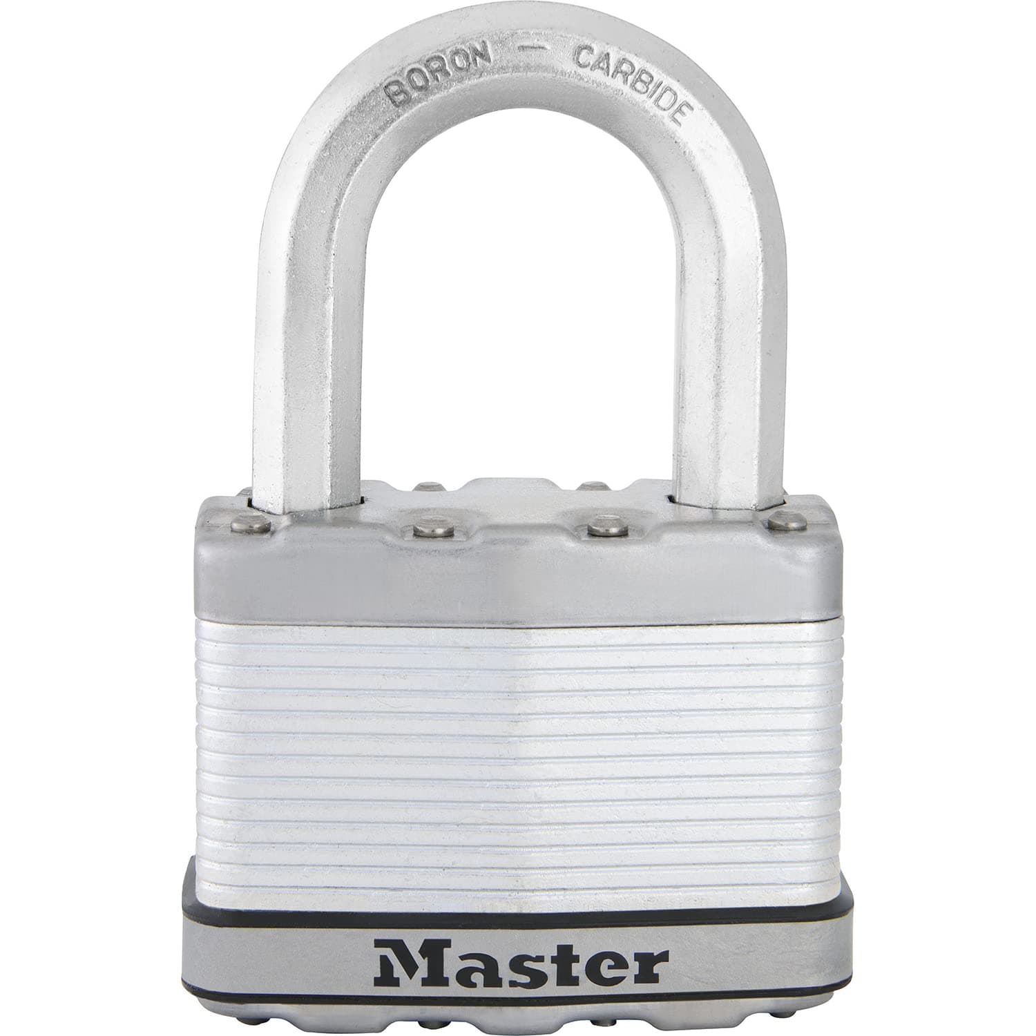 Heavy Duty Padlock, Security Level 10/10, Outdoor, Keyed, Laminated Steel, Weatherproof, Medium Shackle