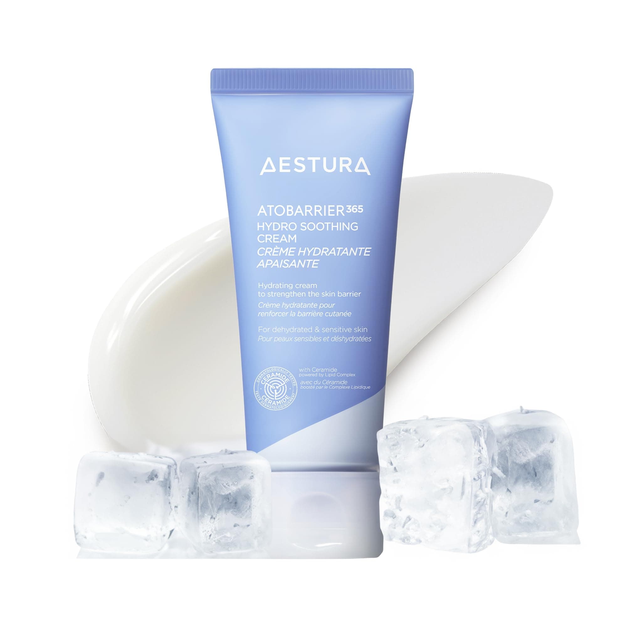 AESTURA ATOBARRIER365 HYDRO SOOTHING CREAM | Lightweight Gel Cream | Facial Moisturizer for Oily and Sensitive Skin | Dermatologist Tested | 60mL