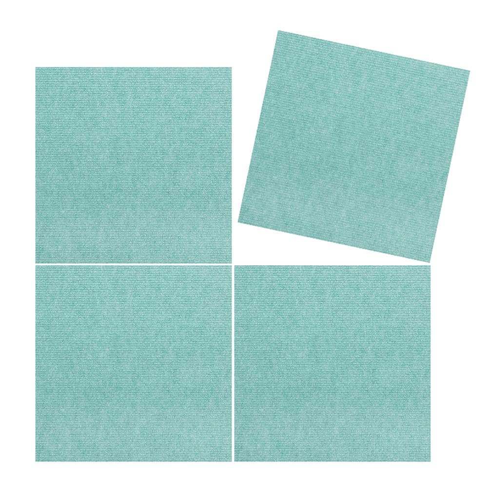 Triluc Place & Stick Tile Mats, Teal, 4 pcs