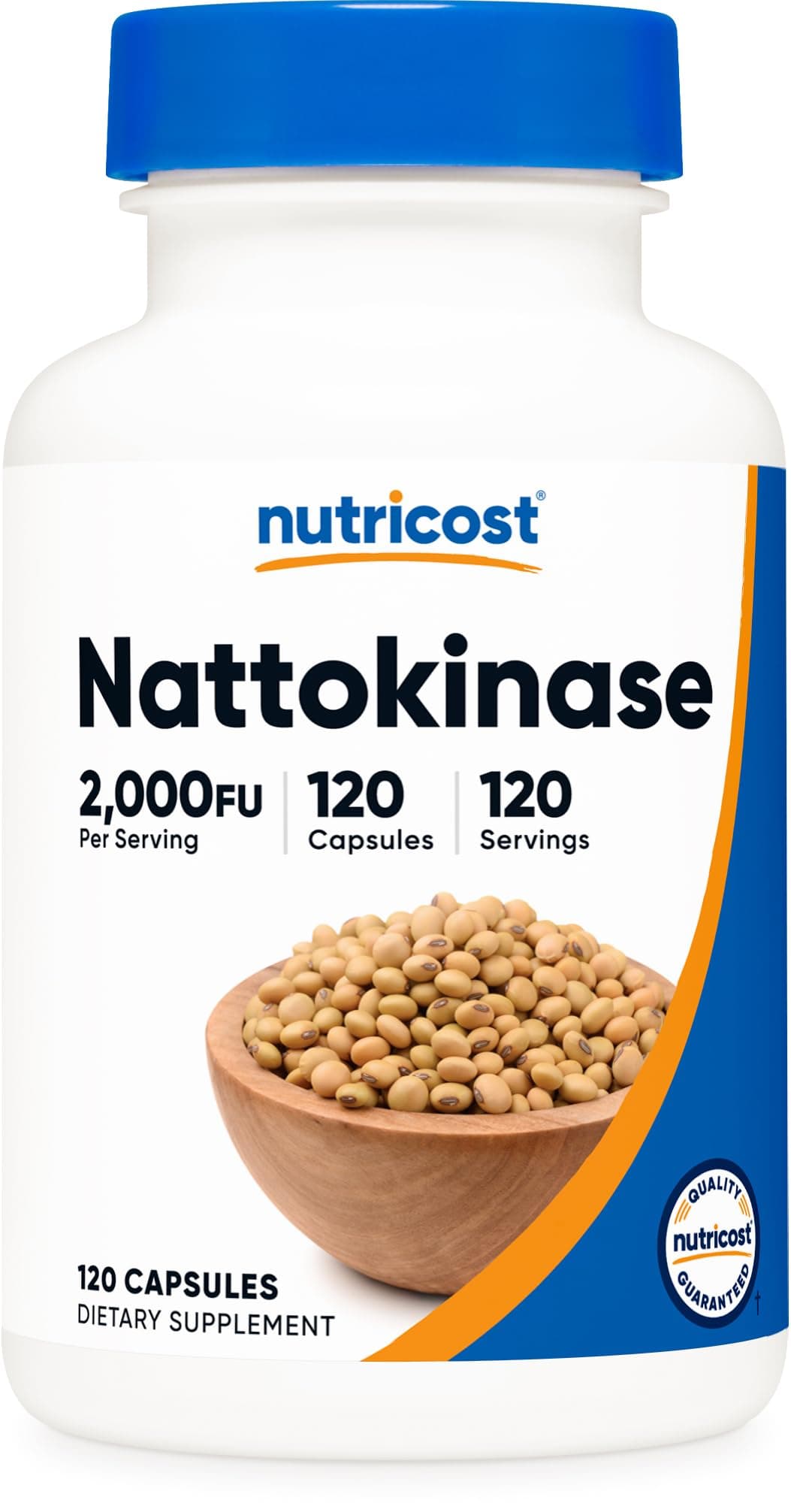 Nutricost Nattokinase 2,000FU, 120 Capsules - Gluten Free, Non-GMO, Vegetarian Friendly