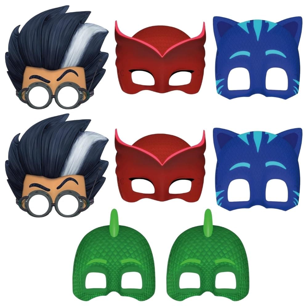 PJ Masks Party Masks 8 Count