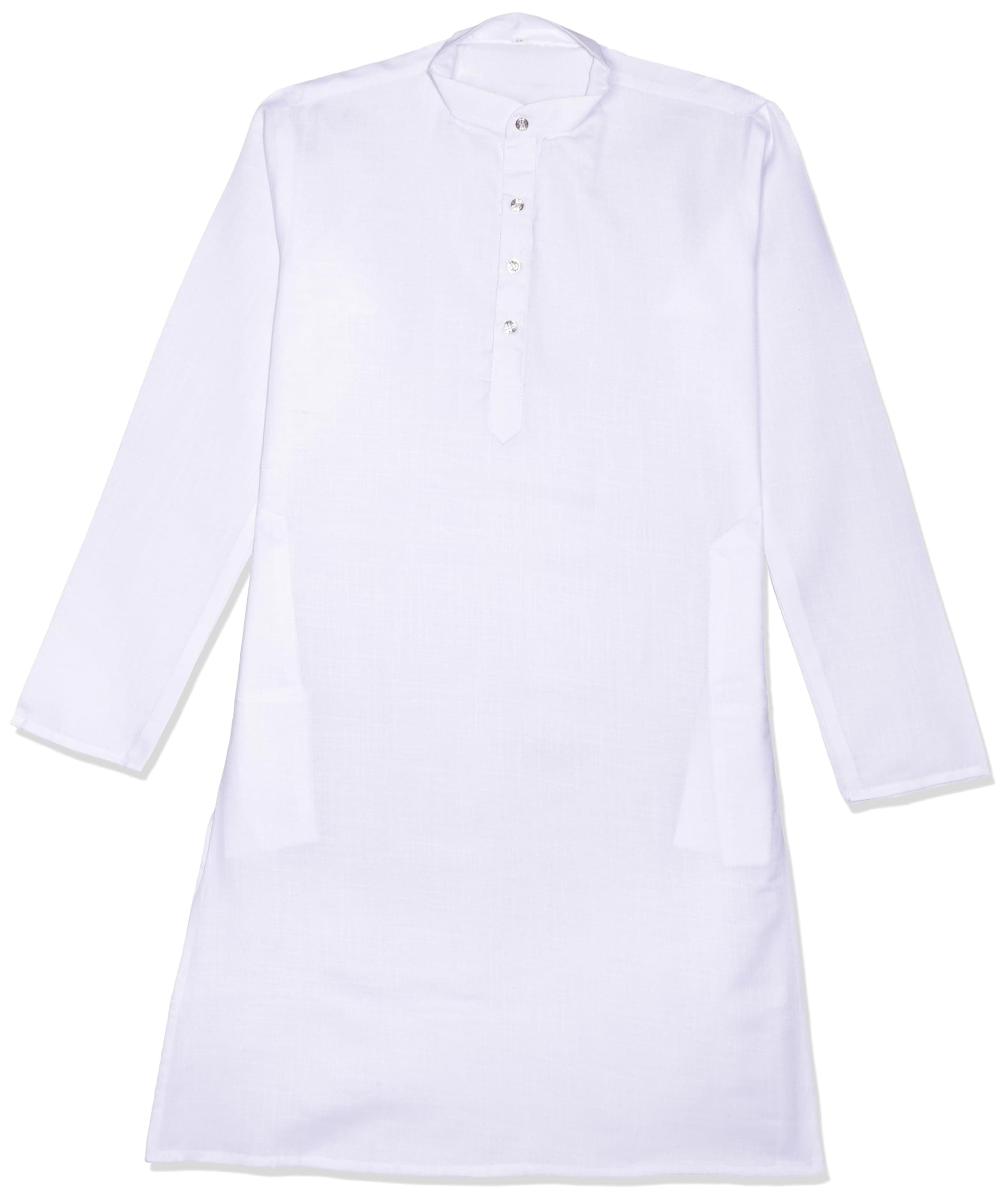 LookMarkMen KURTA 04 LookMark Men's Cotton Blend Off White Straight Kurta(Kurta 04-XXL) (pack of 1)