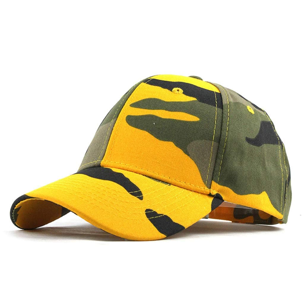 Chirpa Unisex Outdoor Camouflage Trucker Plain Baseball Visor Cap Dad Hat