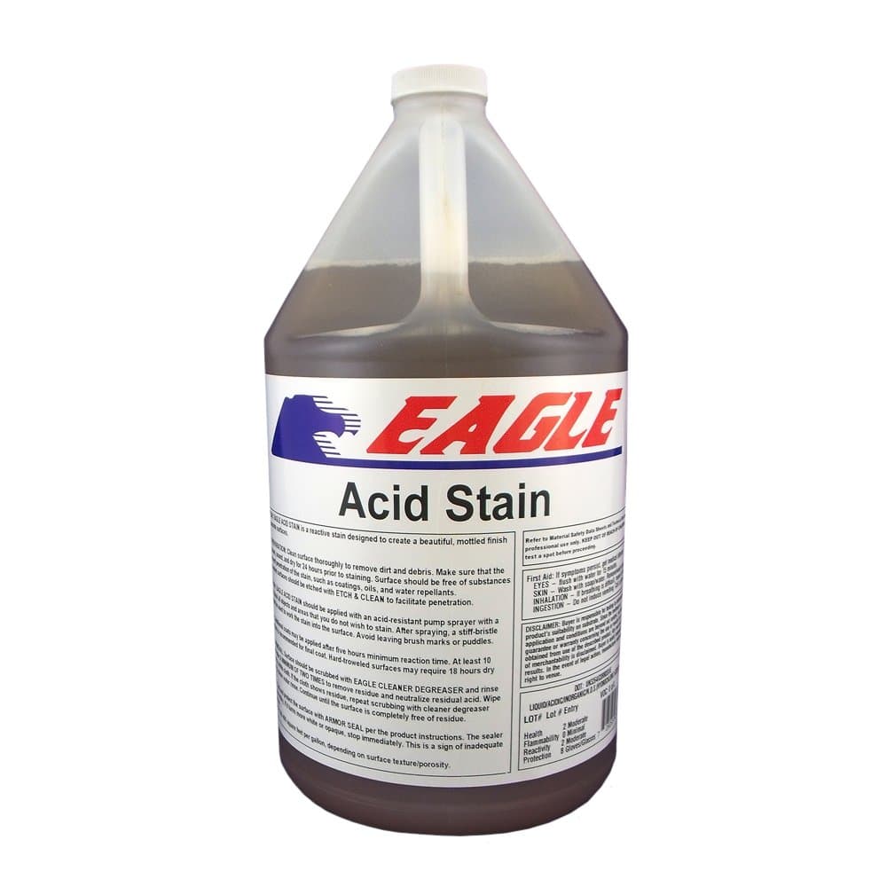 EDACO Brown Cocoa Acid Stain, 1 gal Jug,(Not Sold in HI, PR, AK, GU, VI)