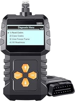 LeeKooLuu OBD2 Scanner Ease Setup Plug-Play: Clear Reset Engine Error Code Professional Code Reader Diagnostic Scan Tools with Freeze Frame/I/M Readiness for All Cars Since 1996 & Newer -LK11