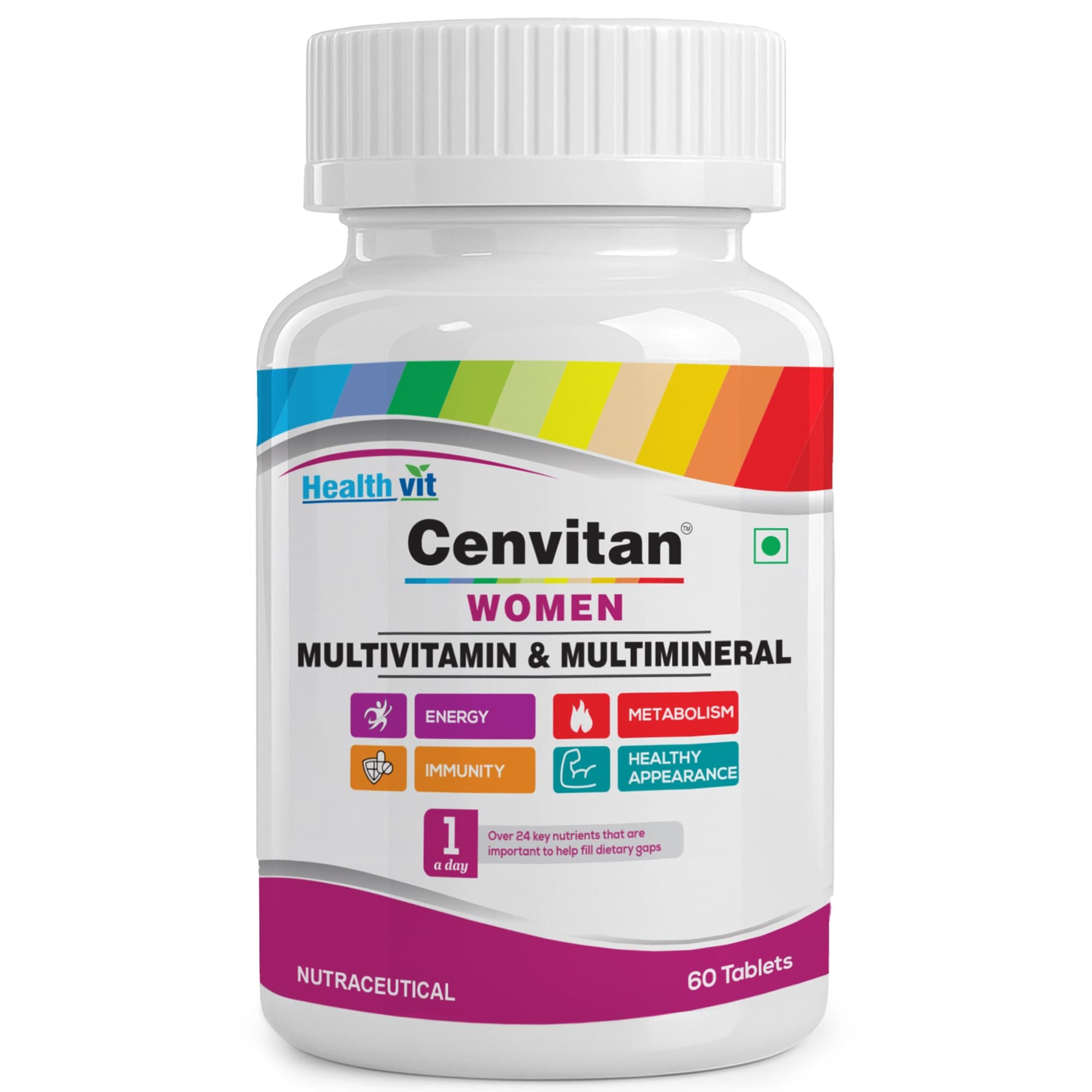 Cenvitan Women Multivitamins and Multiminerals Tablets - 60 Tablets