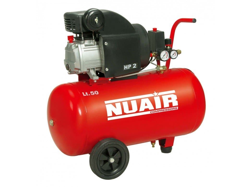 NUAIR m257189 – Piston Compressor with Oil RC2/50 cm red 2HP