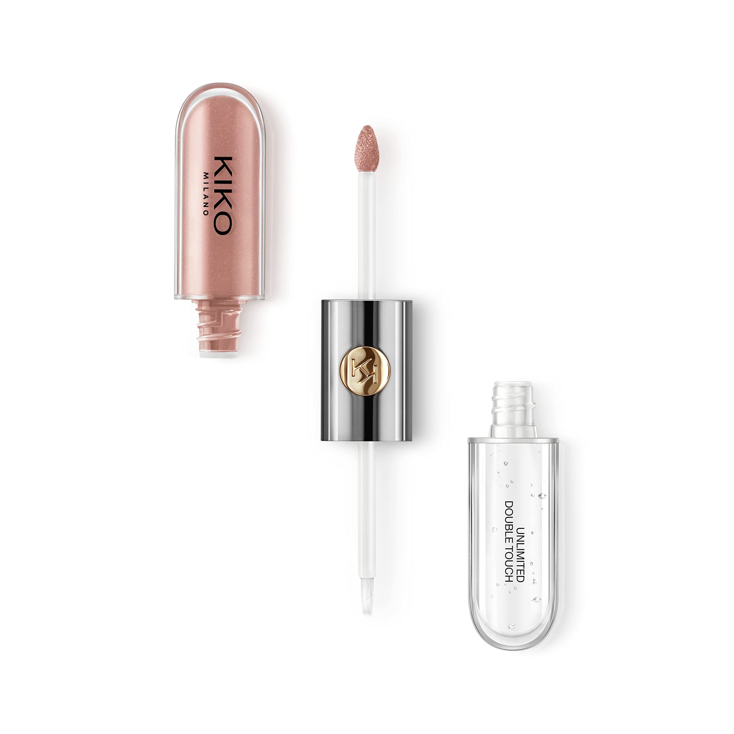 KIKO Milano Unlimited Double Touch Lipstick 102 Satin Rosy Beige, 3 ml