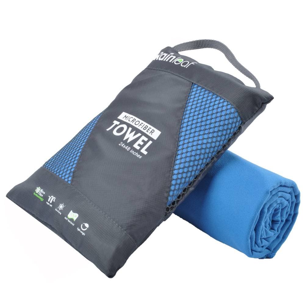 – Microfiber Towel Perfect Travel & Sports &Beach Towel. Fast Drying - Super Absorbent - Ultra Compact. Suitable for Camping, Backpacking,Gym, Beach, Swimming,Yoga,Blue,24 X 48 Inches