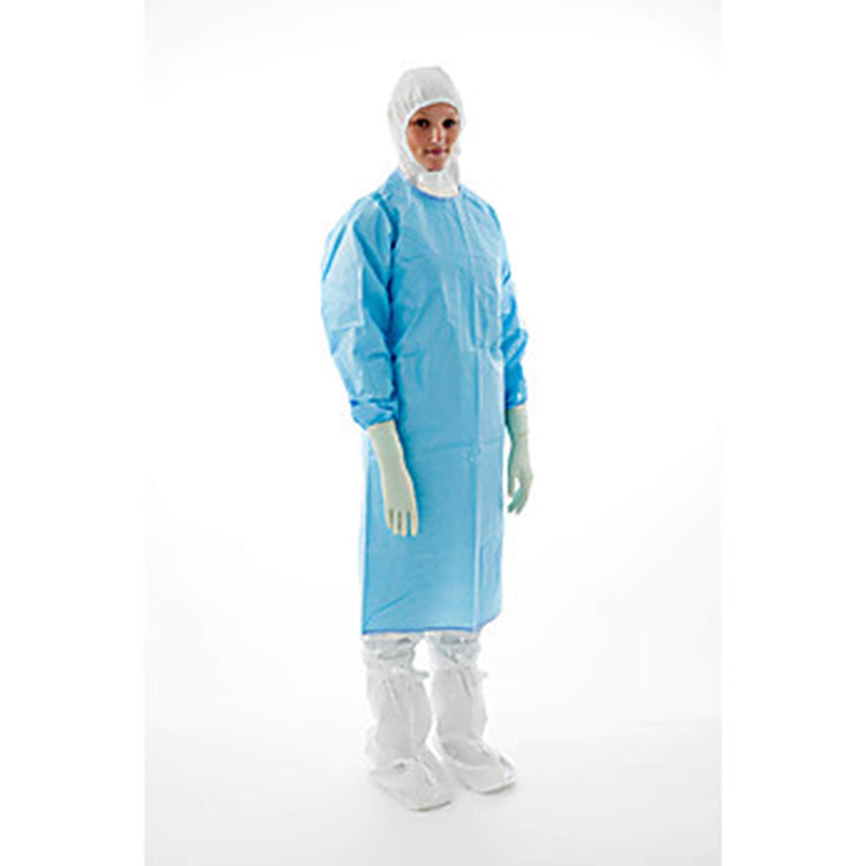 Ansell S-BCAS-XL BioClean Chemotherapy Protective Apron with Sleeve, Sterile, XL (Pack of 40)