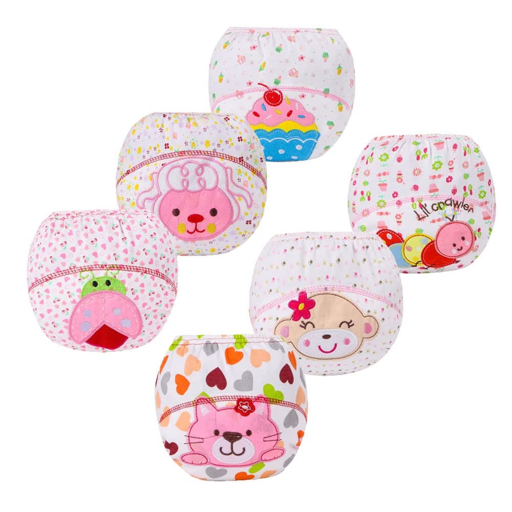 Baby Potty Training Pants Boys Girls Training Underwear Reusable (6 Pack)